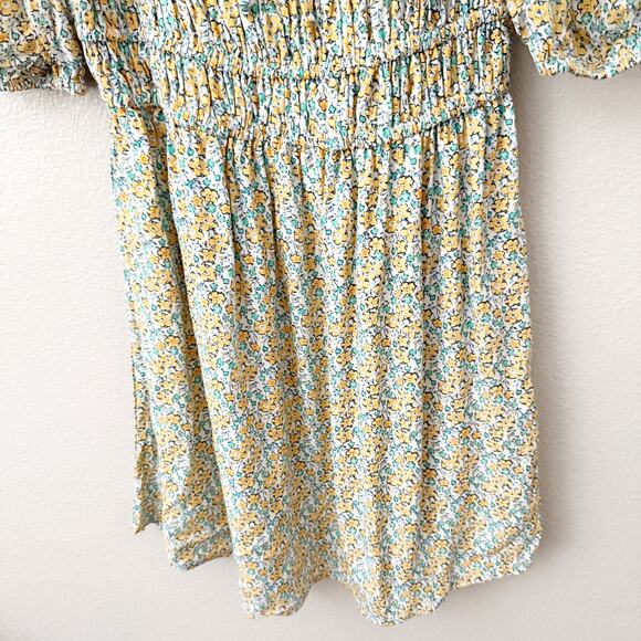 FAITHFULL THE BRAND x REVOLVE | Sylvie Dress Sabinosa Floral Yellow | Size 6 - Picture 4 of 9